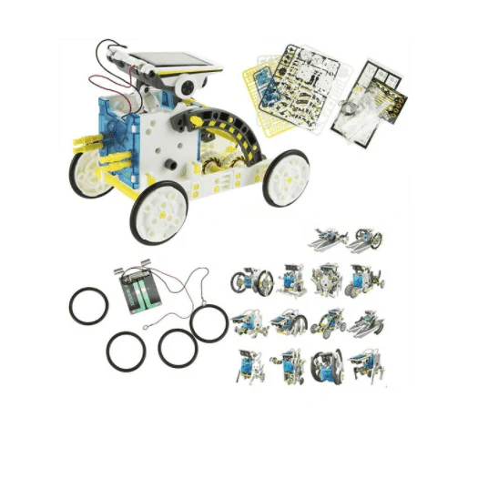 14 in 1 Educational DIY Solar Transformers Robot Toy - Image 3
