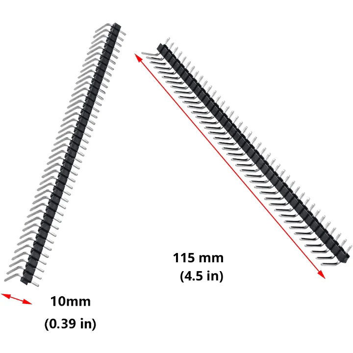 40x1 Male Berg Strip (90 Degree) - Image 4