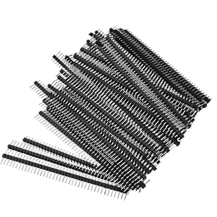 40x1 Pin 2.54mm Single Row Straight Male Pin Header Strip (Pack of 50) - Image 4
