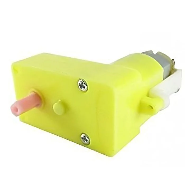 60 RPM L Shaped Single Shaft BO Motor (2 pcs) - Image 4