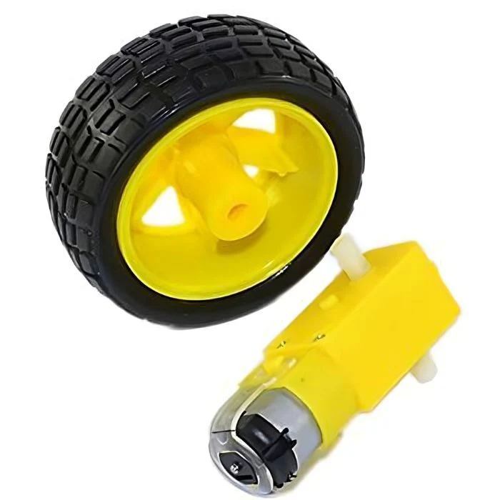 Dual Shaft BO Motor with Wheel (4pcs) - Image 3