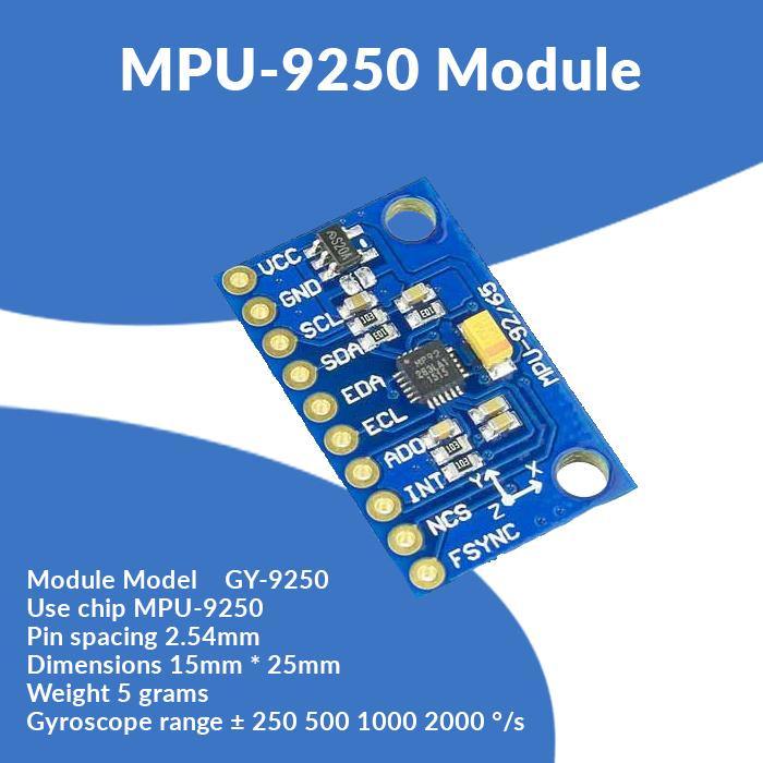 MPU-9250 6-Axis Attitude Gyro and Accelero Sensor Module (Without Magnetometer) - Image 5