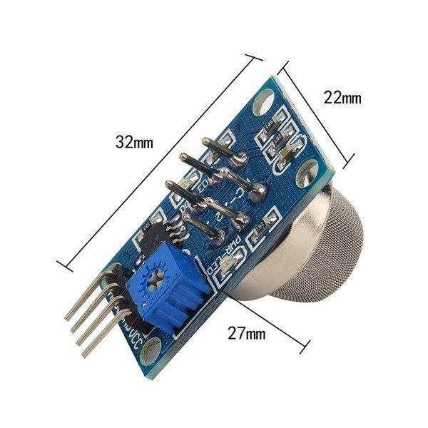 MQ-4 Natural Gas Sensor Module For Methane(CNG) gas Detector Module - Image 3